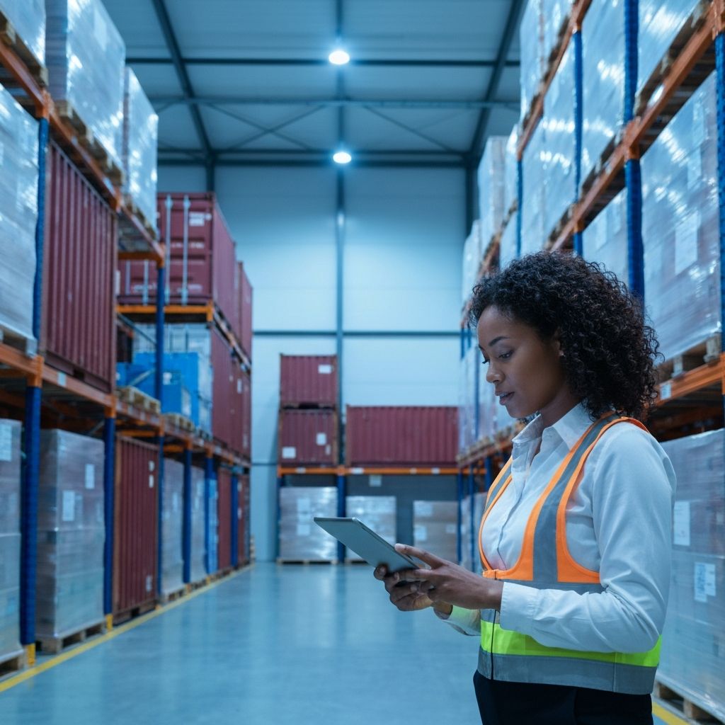 Modern logistics warehouse